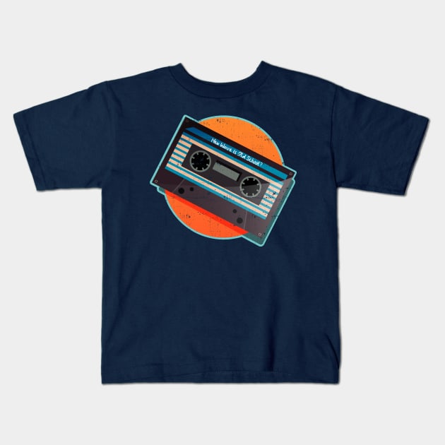 New Wave is Old School Mixtape Kids T-Shirt by KennefRiggles